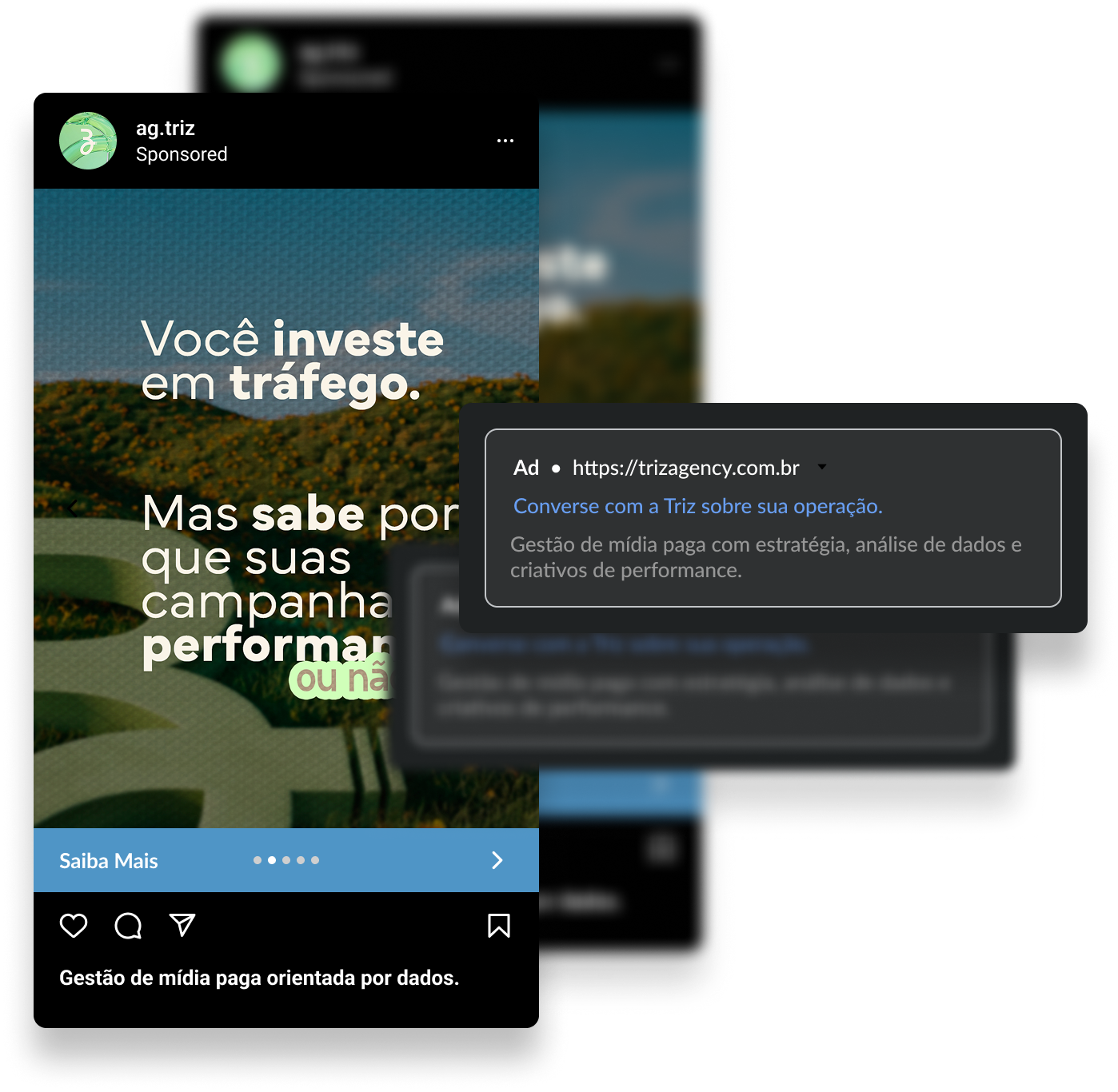 Mockup de campanhas e criativos digitais